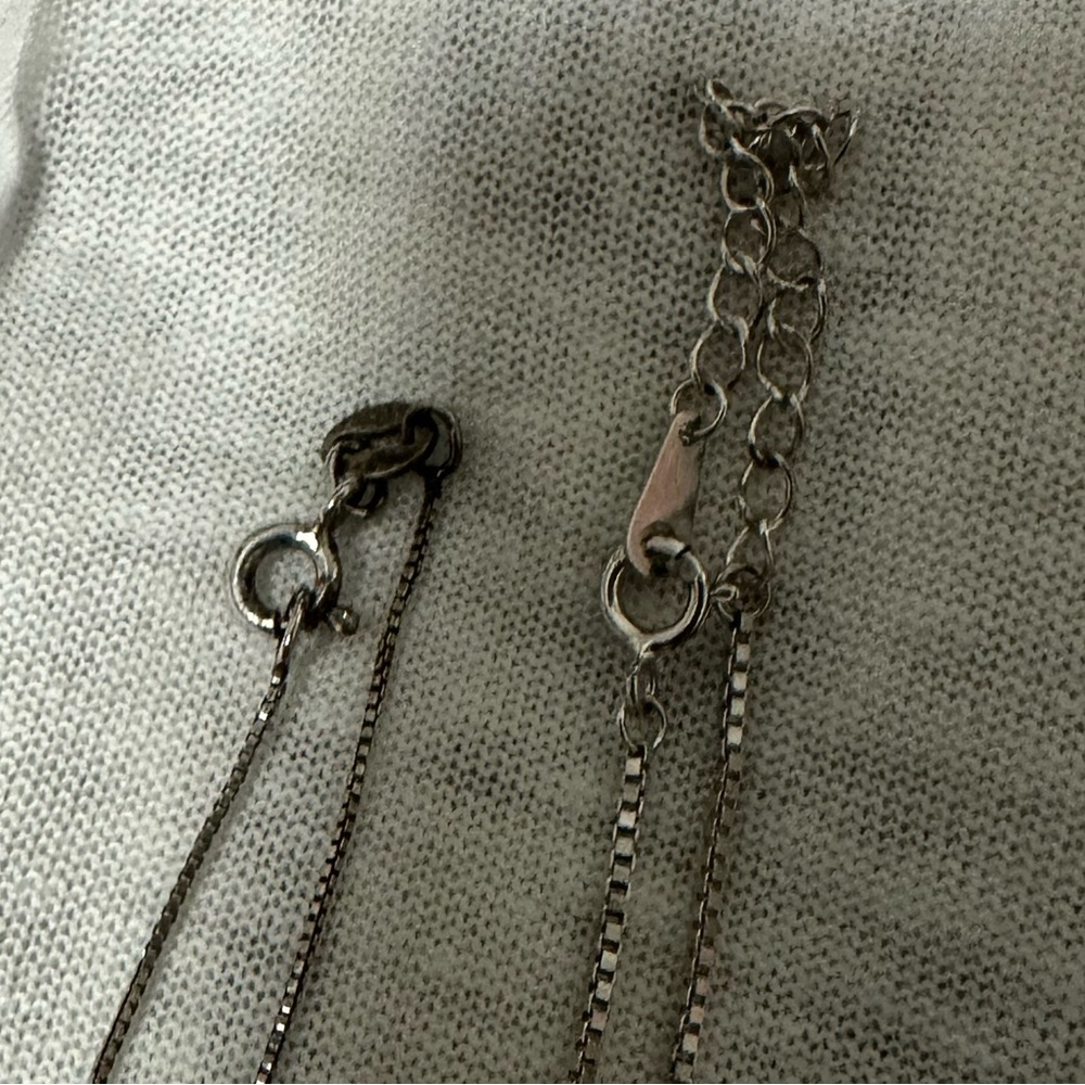 2 - Sterling Silver chain necklaces - Picture 2 of 4